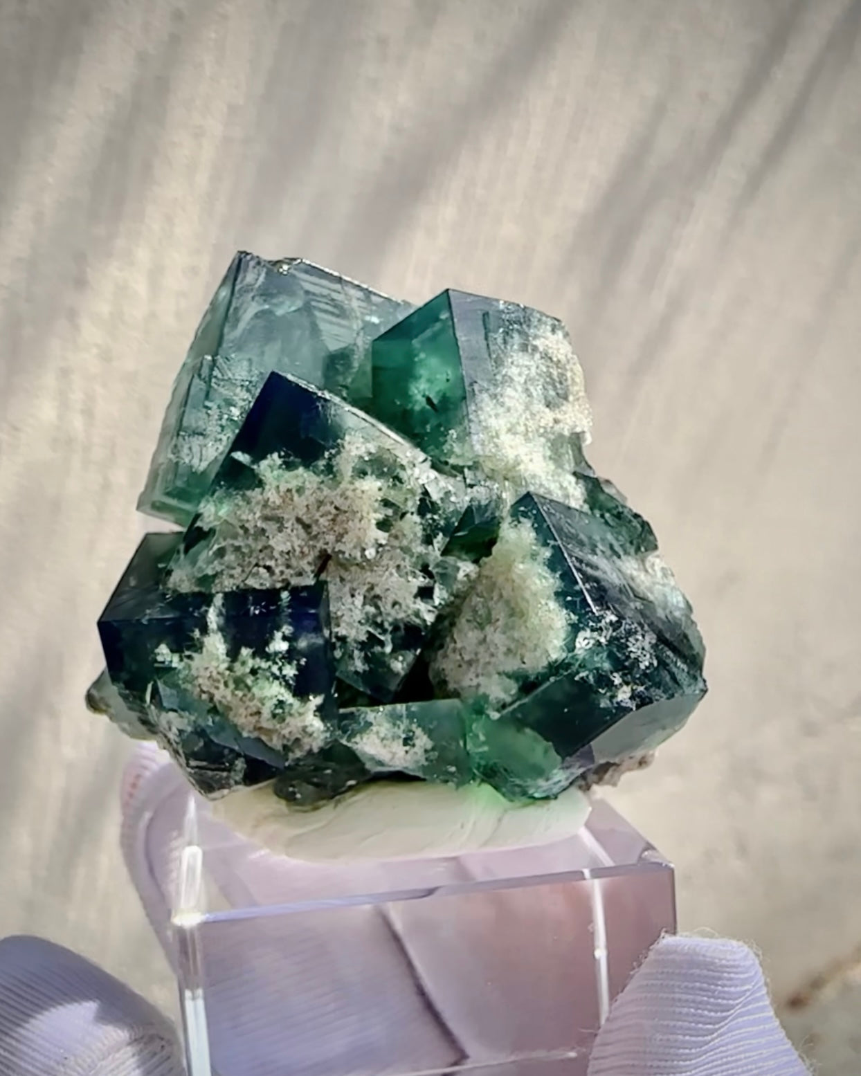 Fluorite - Northern Lights Pocket, Diana Maria Mine UK